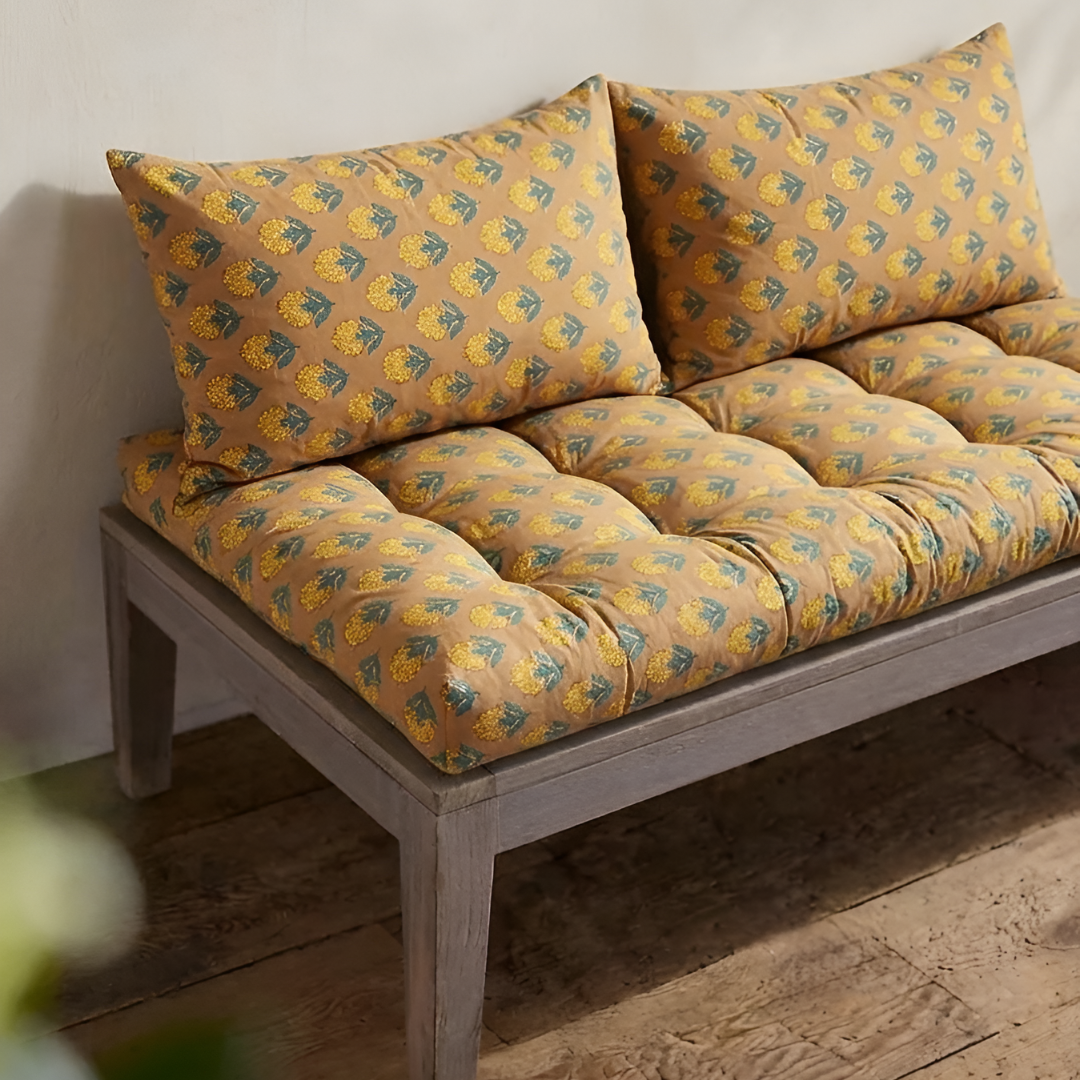Jaipuri Bloom Low Seating Floor pad Cushion s4