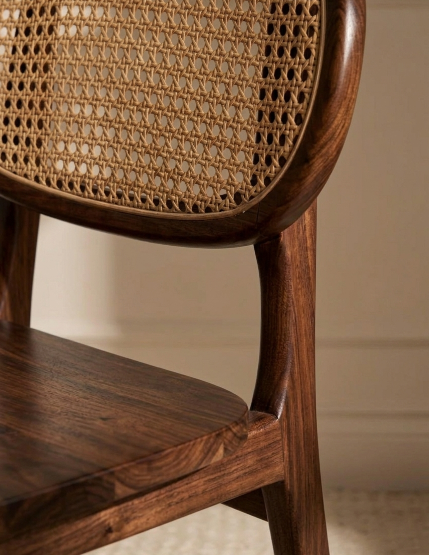 Oval Cane Chair