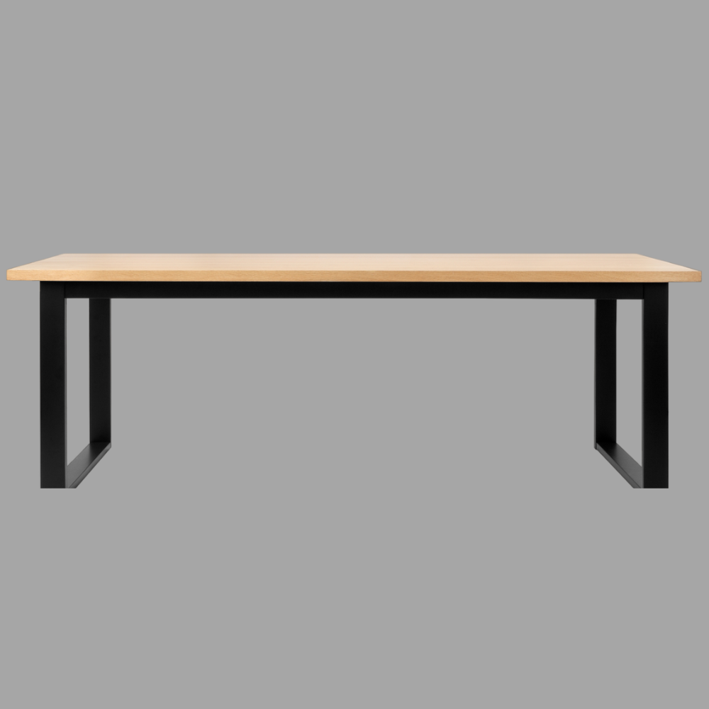 Urban Den Ski-Leg Dining Table & Velvet Dining Chair Set