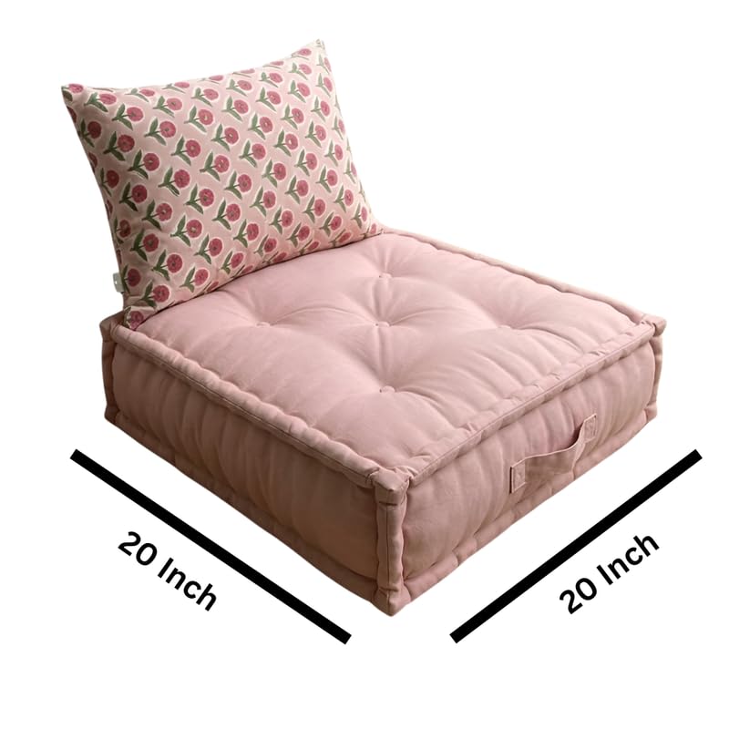Floor Seating Cushion with Back Support Cushion Design 1