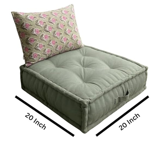 Floor Seating Cushion with Back Support Cushion Design 3