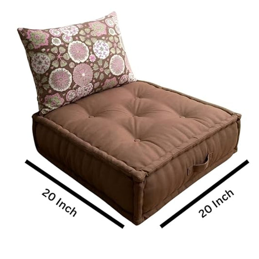 Floor Seating Cushion with Back Support Cushion Design 4