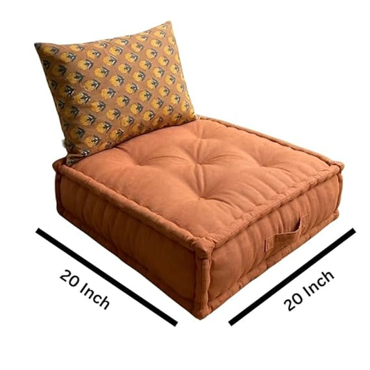 Floor Seating Cushion with Back Support Cushion Design 5