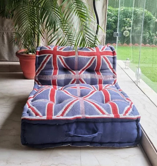 Union Jack Lazy Floor Sofa Sleepy Headed Bed