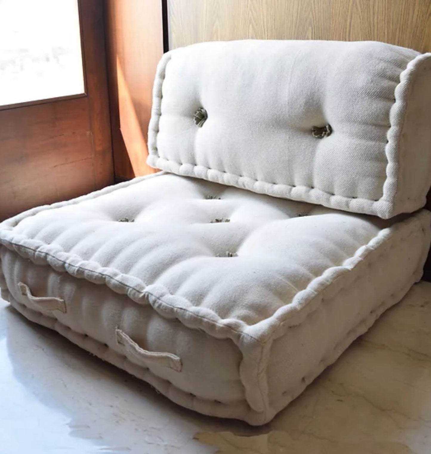 Multifunctional White Floor Sofa New Modular Floor Chair