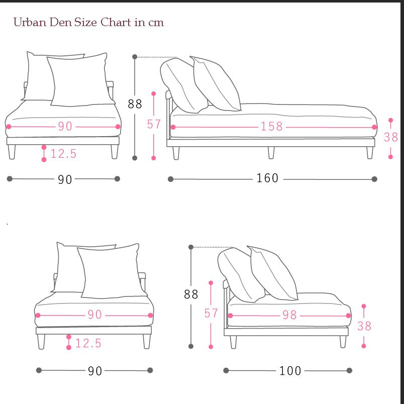 Urban-Feel Couch Sofa In Multicolor Option For Home