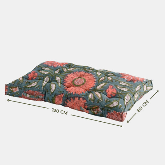 Jaipuri Bloom Low Seating Floor pad Cushion