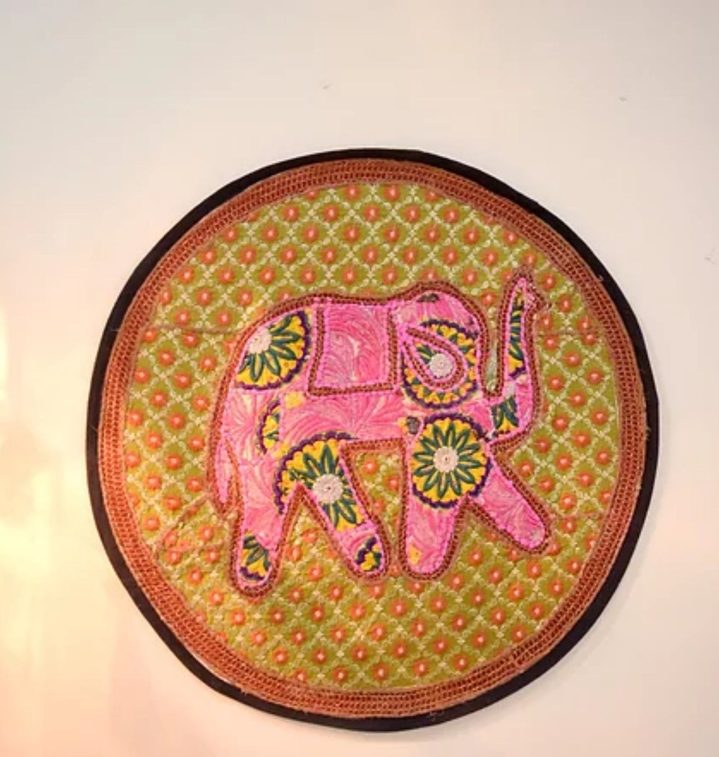 Round Handmade Tapestary For Wall Decor Hanging