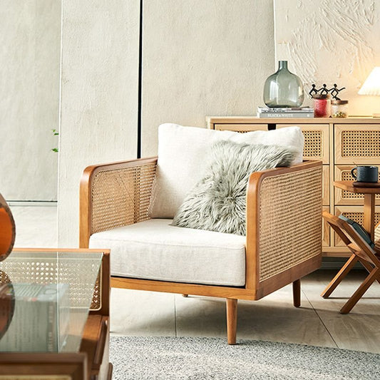 Urban Den Cane-Regal Solid Wood Sofa Set