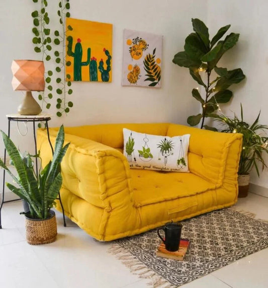 Ways To decorate your Living room With Floor Sofa