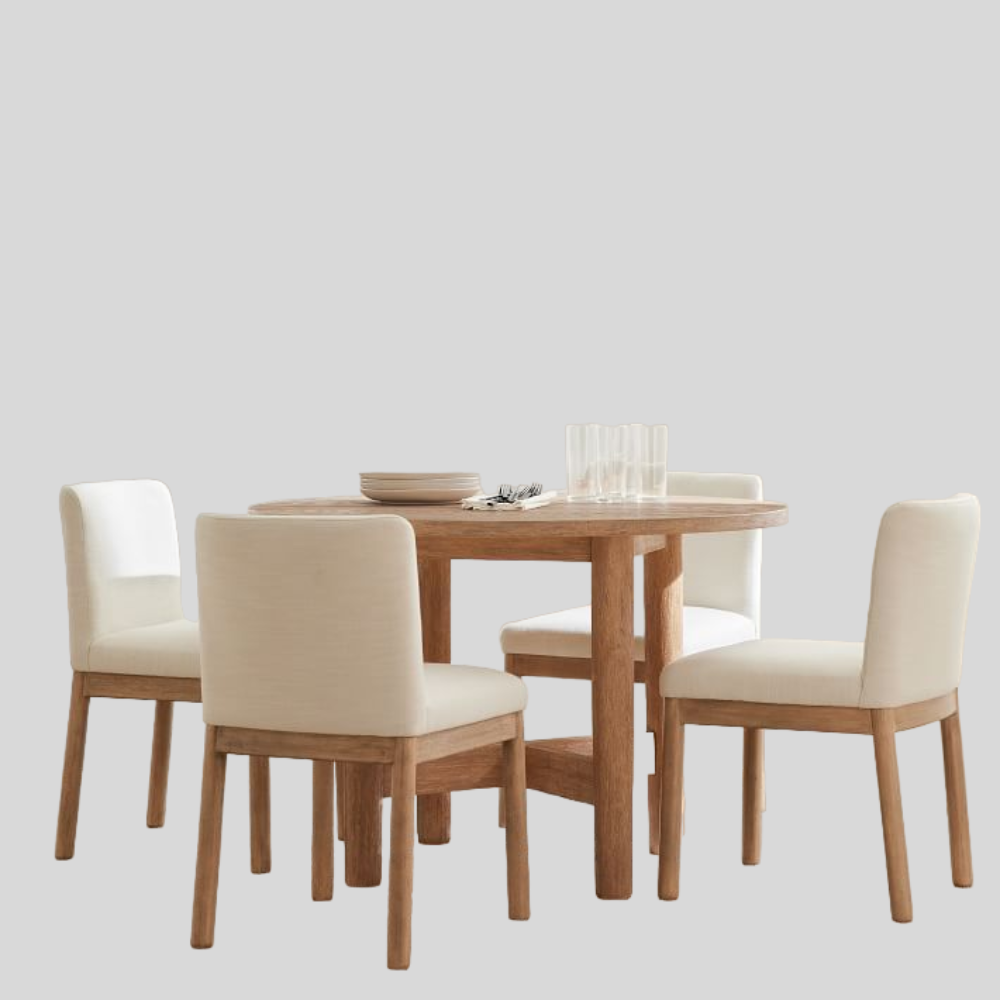 Urban Den Classic Round 4 Seater Dining Table