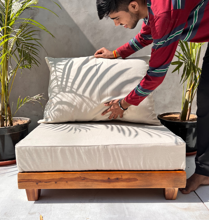 Urban Peninsula l shaped Sectional Sofa Set