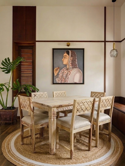 Ivory Heritage 6-Seater Dining Set
