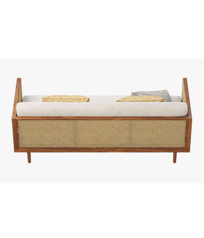 Urban Living Rattan Sofa In Solid wood | Wooden Sofa