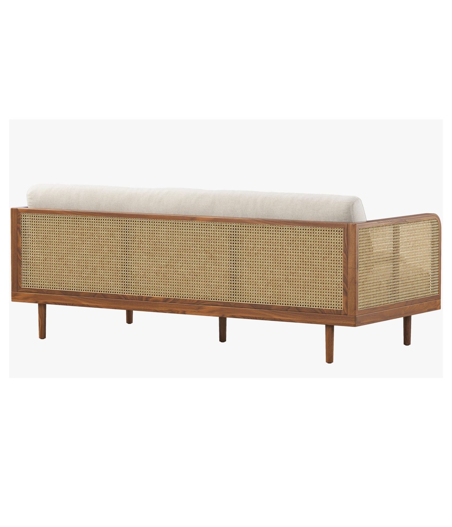 Urban Living Rattan Sofa In Solid wood | Wooden Sofa