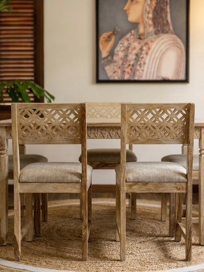 Ivory Heritage 6-Seater Dining Set
