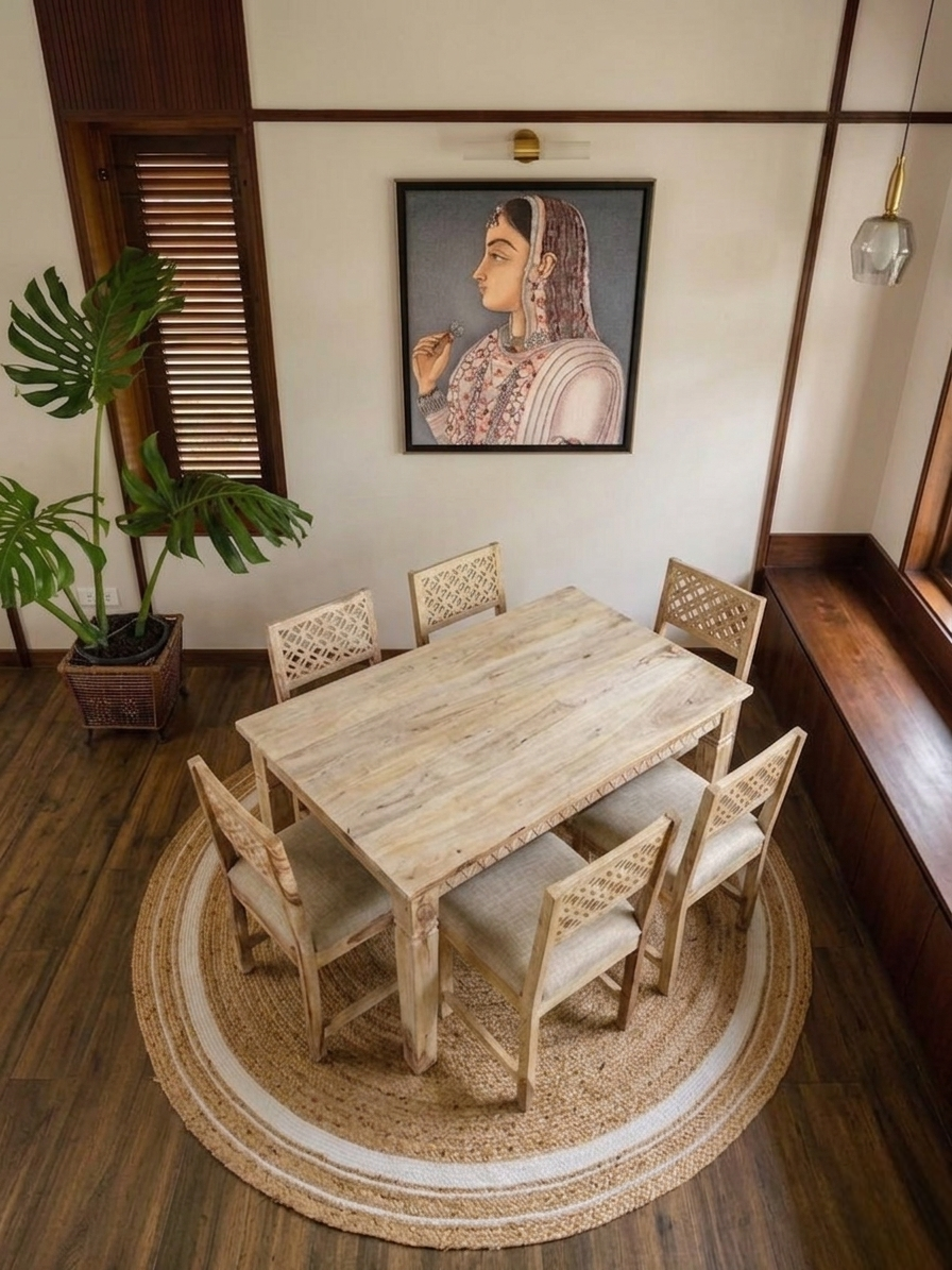 Ivory Heritage 6-Seater Dining Set