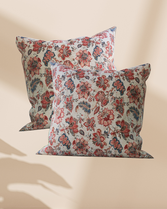 cotton cushion covers, cushion covers set of 2