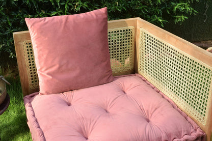 Urban Escape - Rattan Solid Wood Corner Sofa Specially For Corner Area