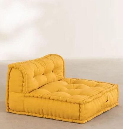 Beautiful Floor Sofa In Multi-Color Print Fabric