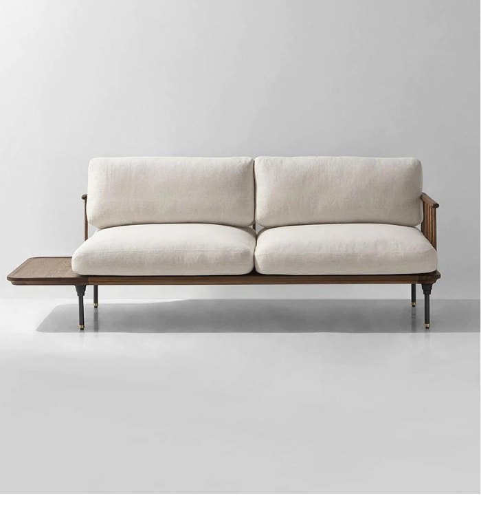 Urban Den Venus Wood 3 Seater Sofa | Customize Sofa