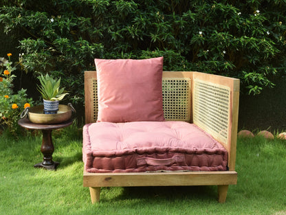 Urban Escape - Rattan Solid Wood Corner Sofa Specially For Corner Area