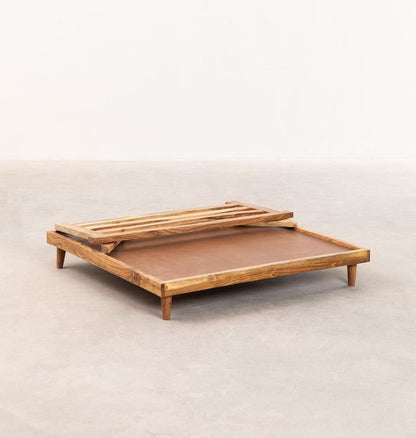 Foldable and Compact Wooden Pallet Sofa In Solid Wood