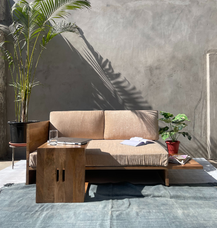 2 seater wooden sofa, 2 seater wooden sofa set