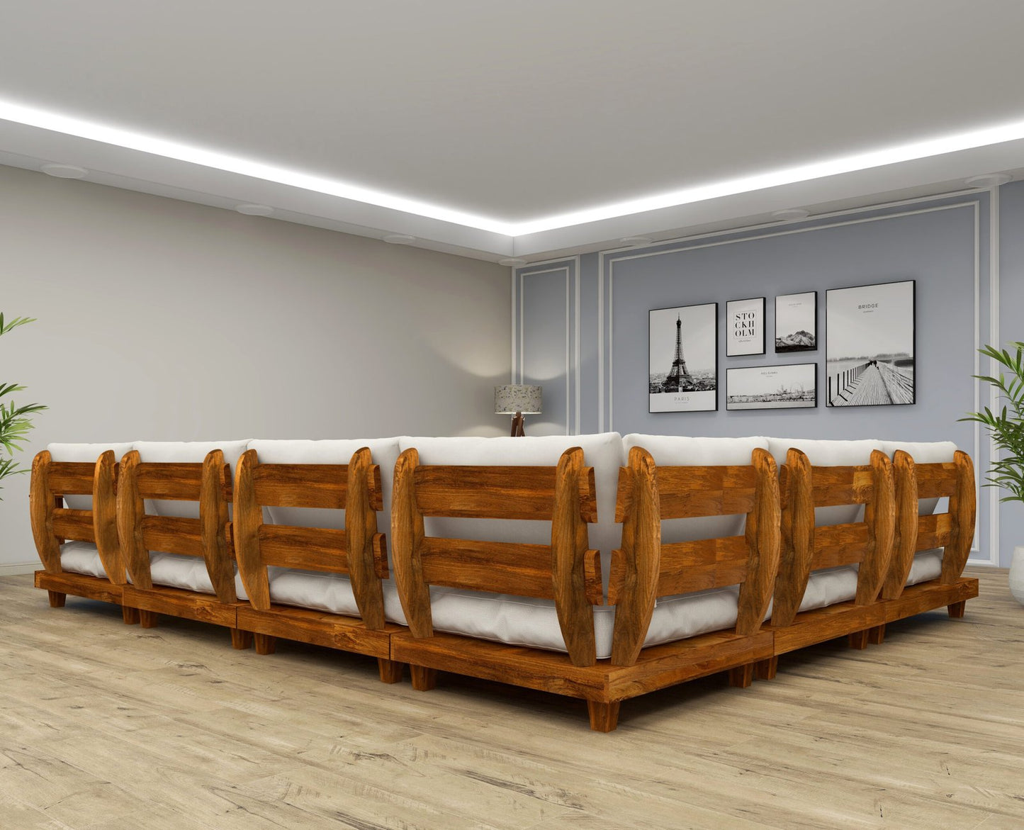 Urban Single Seater Peninsula Sofa | Single Seater Sofa / Customize Sofa