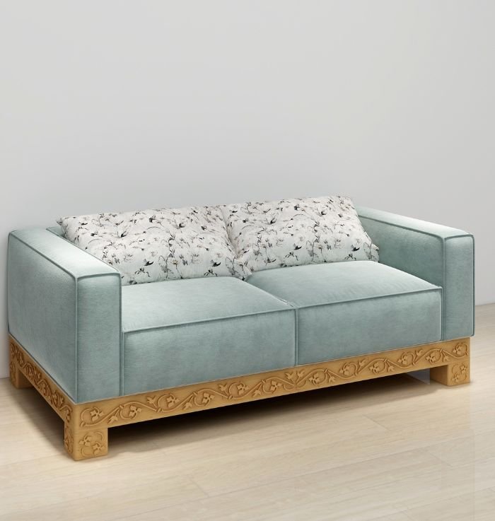 Urban Cheery Embrace Wooden 2 Seater Sofa Set