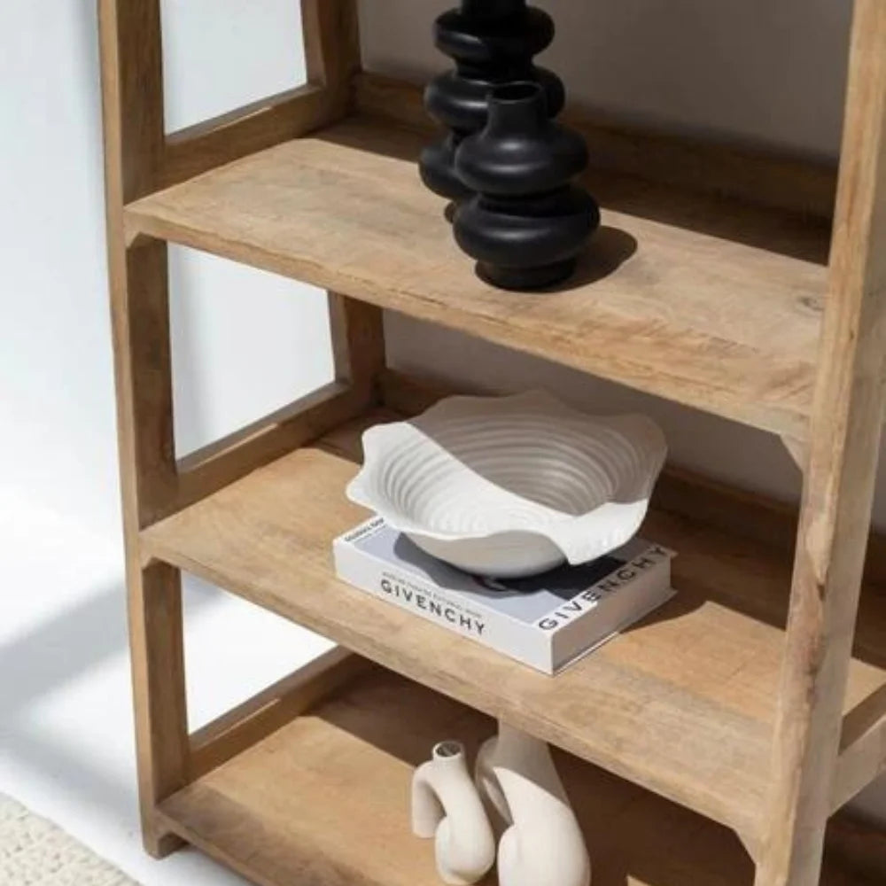 Urban Den Solid Wood Ladder Bookcase