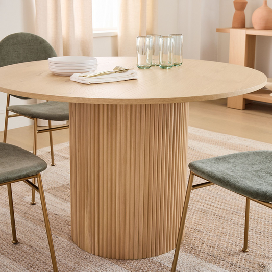 Urban Den Mono Round 3 Seater Dining Table