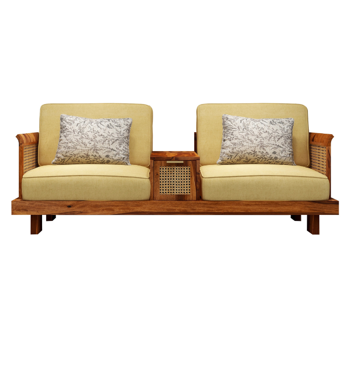 Urban Sheesham Wood Coffee Couch Set
