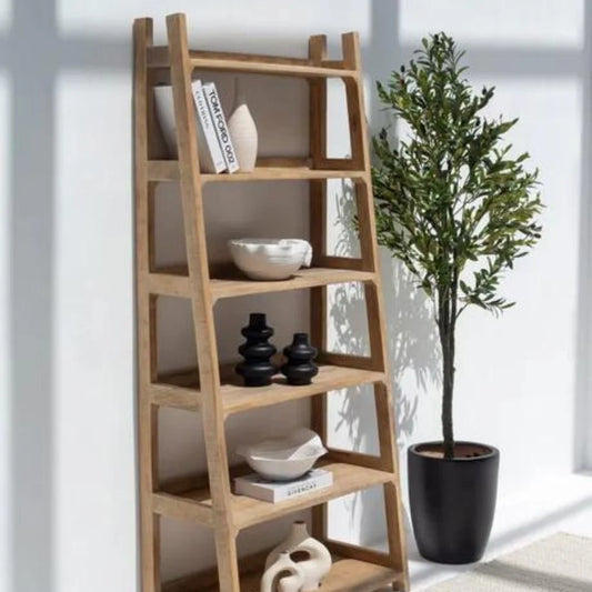 Urban Den Solid Wood Ladder Bookcase