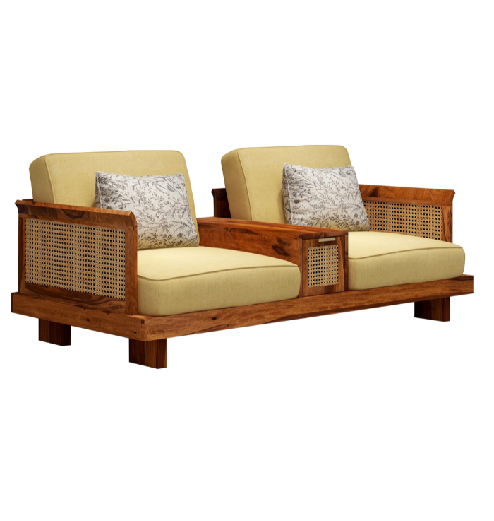 Urban Sheesham Wood Coffee Couch Set
