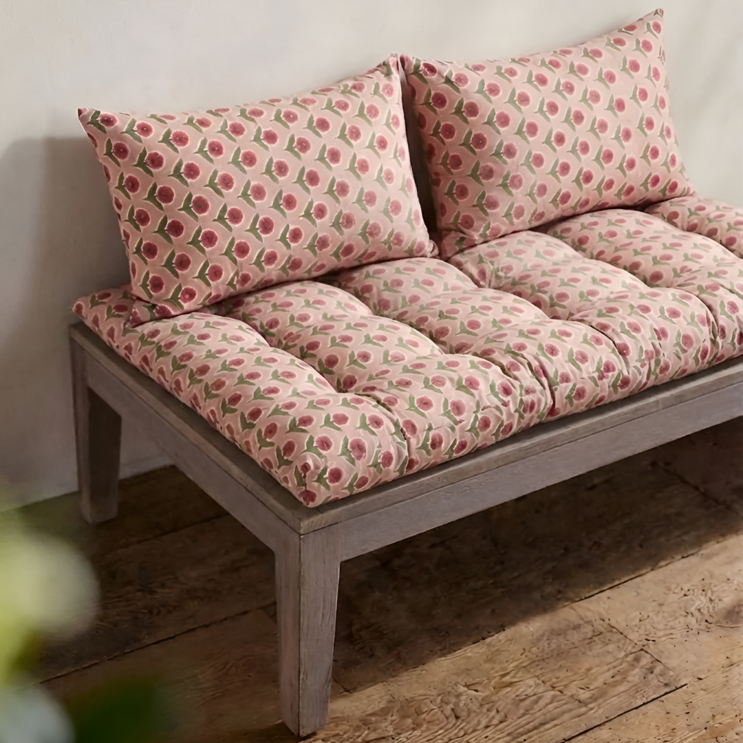 Jaipuri Bloom Low Seating Floor pad Cushion S3