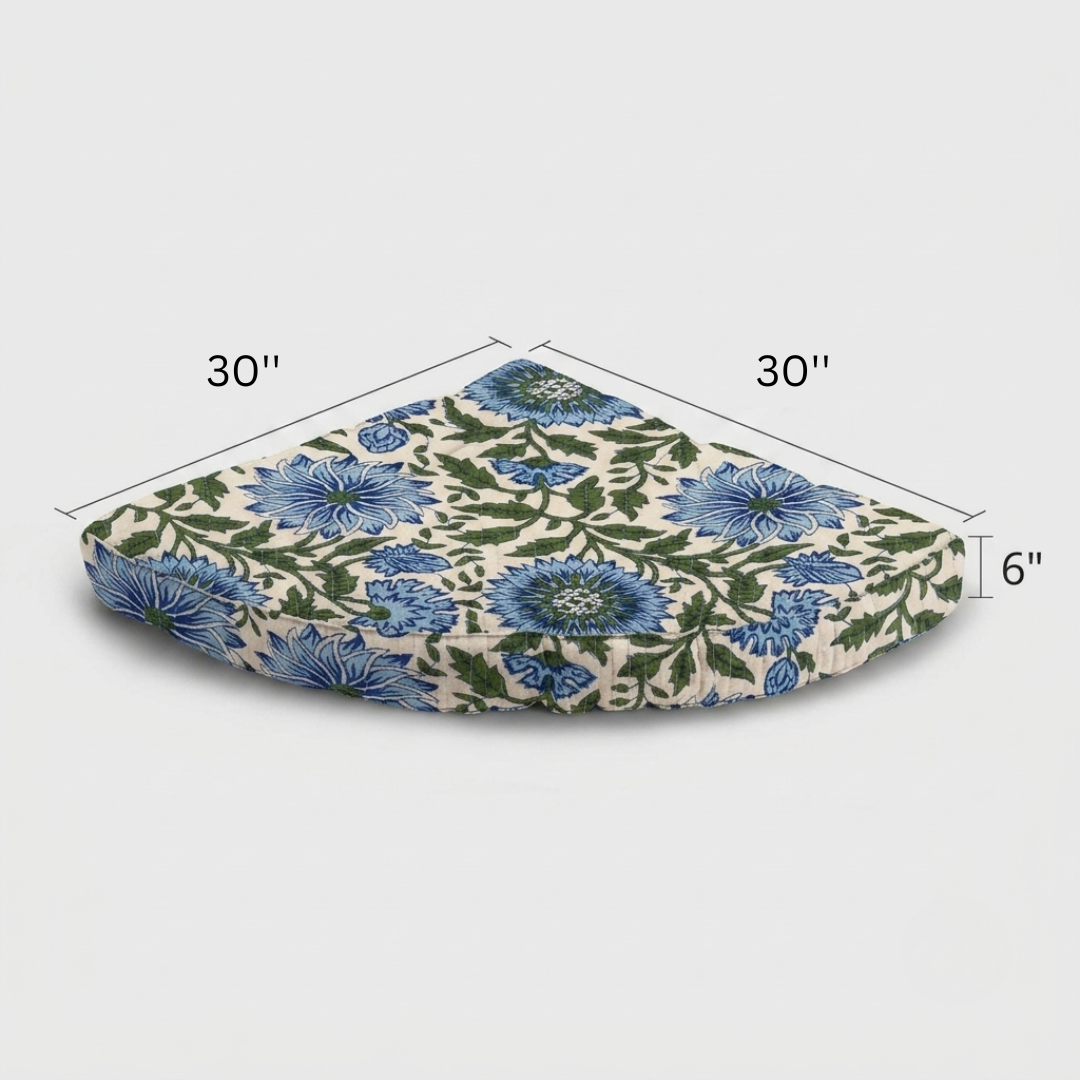 Floral Blue 