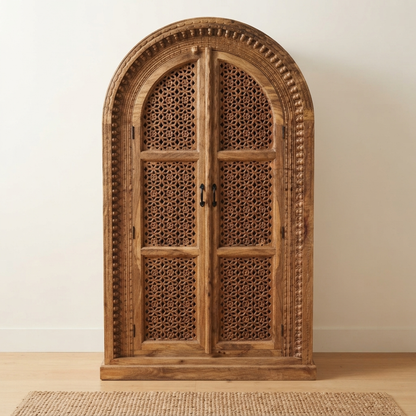 Urban Heritage carved solid wood Cabinet
