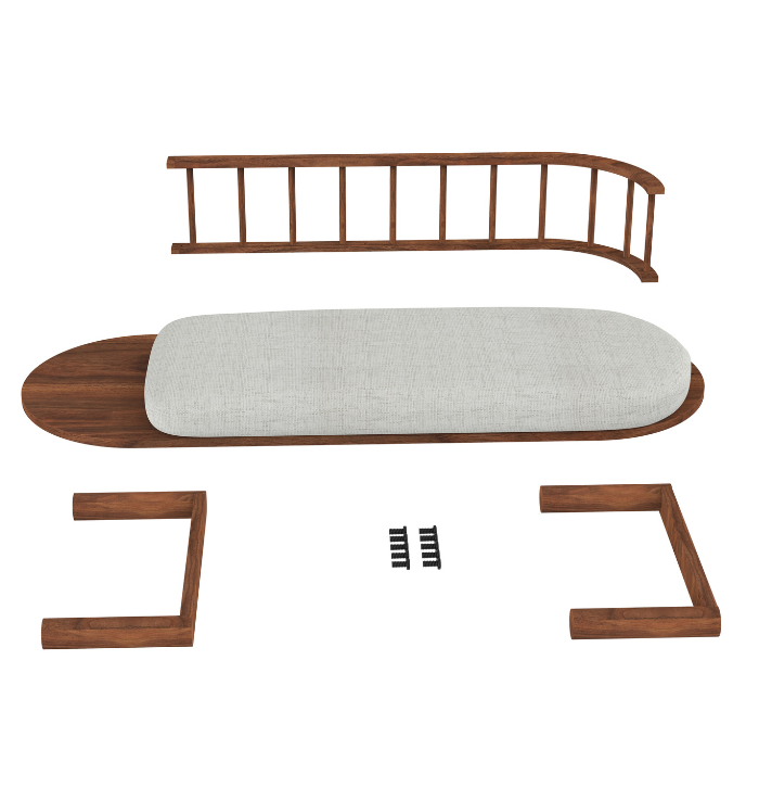 Urban Czar 2 Seater Wooden Bench