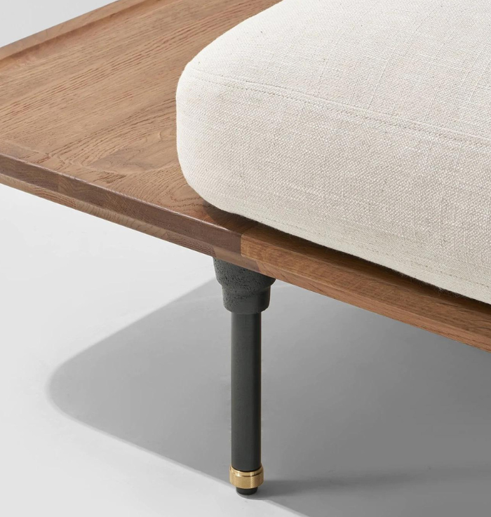 Urban Den Venus Wood 3 Seater Sofa | Customize Sofa