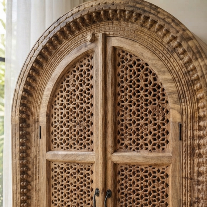 Urban Heritage carved solid wood Cabinet