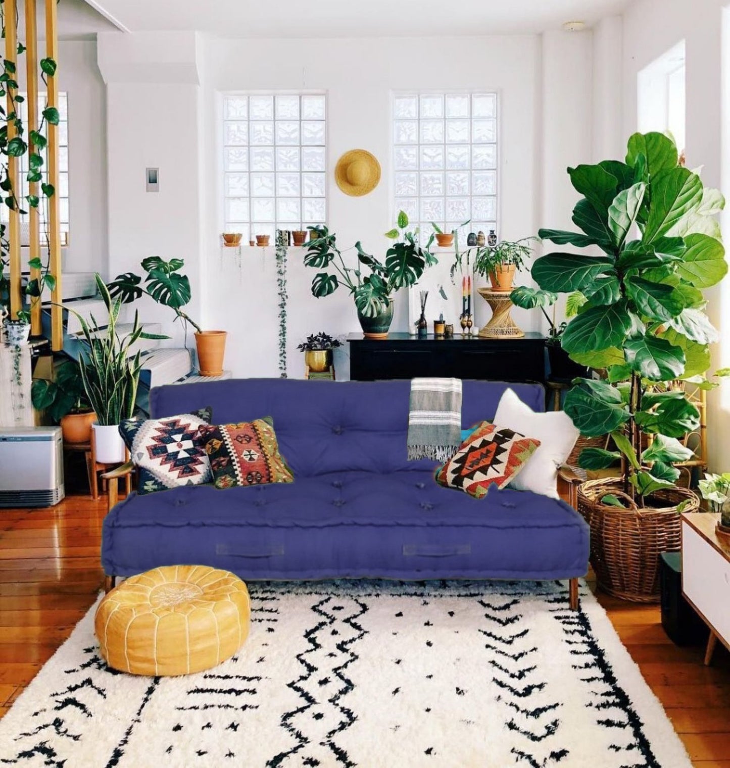 Premium Multicolor Full Lounge Floor Couch Sofa | Floor Sofa