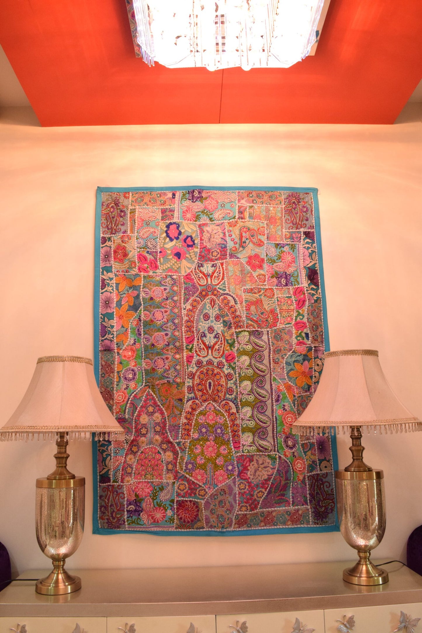 Handmade Rectangle Tapestry For Wall Decor Hanging