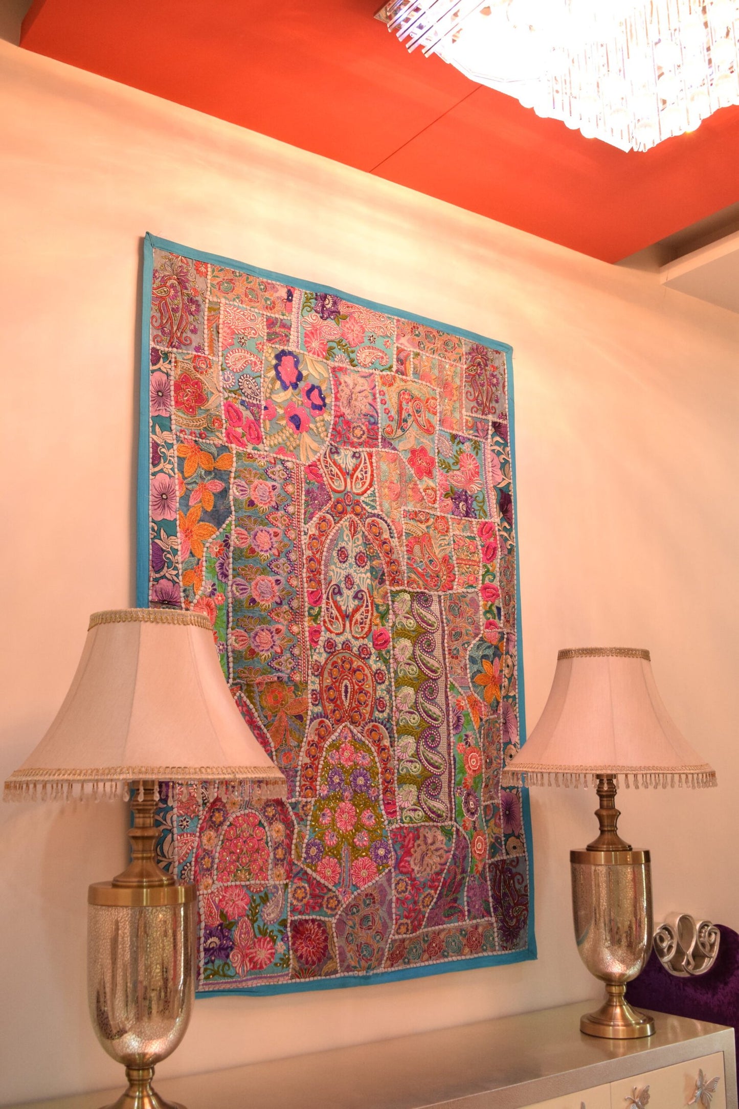 Handmade Rectangle Tapestry For Wall Decor Hanging