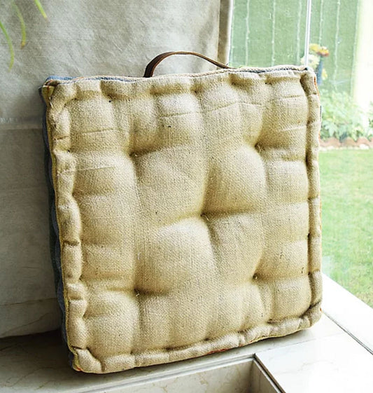 Multi color striped Floor Cushion Pad For Home