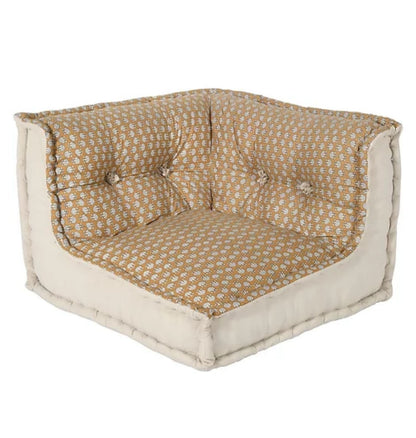 Full Set Floor Sofa In Block Printed Seating | Low Floor sofa