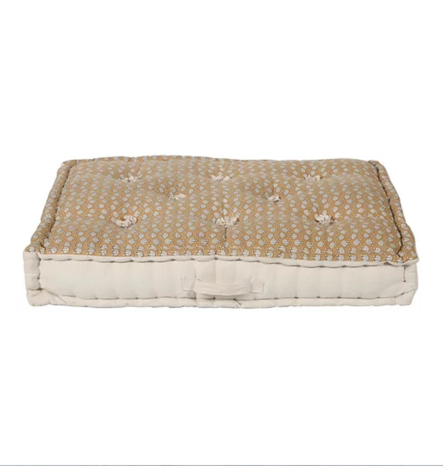 Full Set Floor Sofa In Block Printed Seating | Low Floor sofa