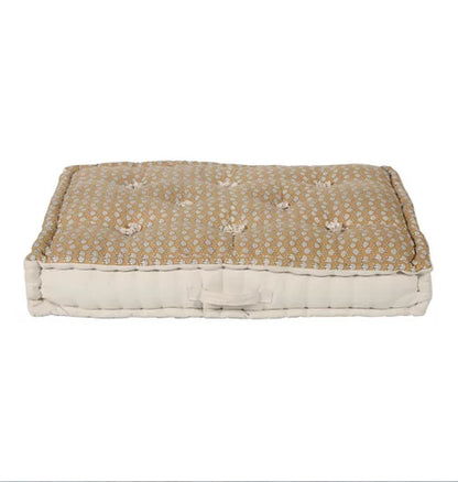 Full Set Floor Sofa In Block Printed Seating | Low Floor sofa