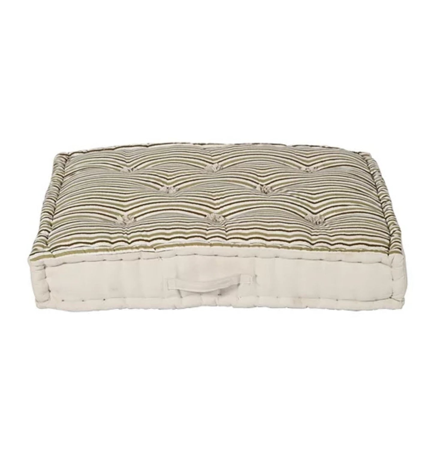 Full Set Floor Sofa Striped Seating In Striped Pattern