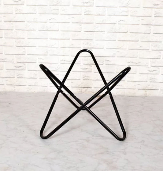 Solid Knockdown Butterfly Chair In Printed Design